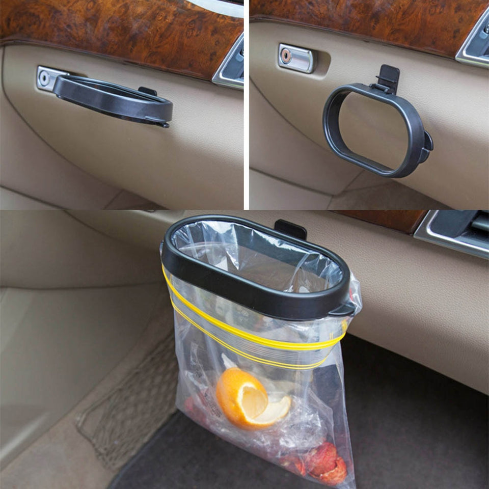 Universal Trash Can frame for Car Automoboiles Trash Bin Frame Auto Garbege Waste Bag Holder