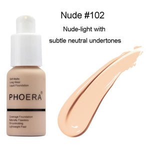 Phoera Flawless Matte Liquid Foundation-Maxx Urban