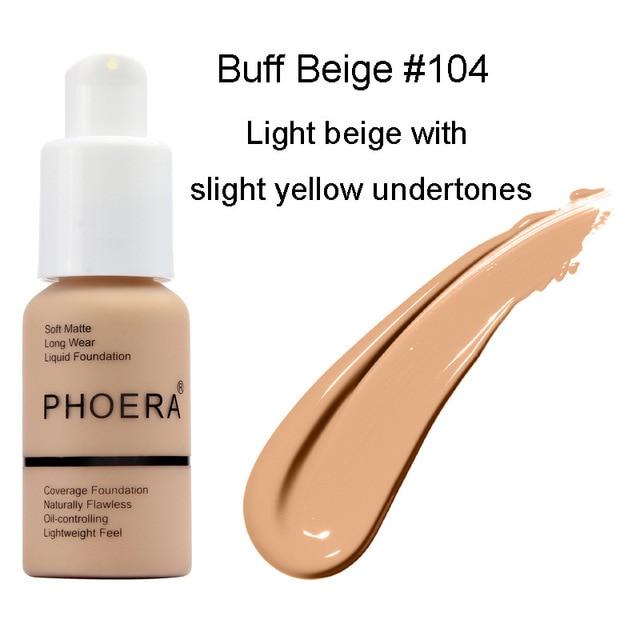 Phoera Flawless Matte Liquid Foundation-Maxx Urban