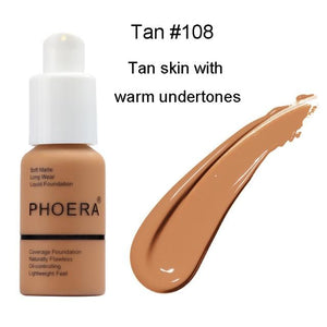 Phoera Flawless Matte Liquid Foundation-Maxx Urban