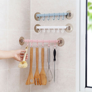 Wall mounted Bathroom Organizer hooks Towel Holder Key Hooks Kitchen accessories