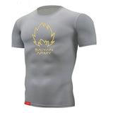 Tight t shirt Mens Short Sleeve Running Shirts Quick Dry Compression