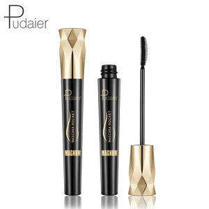 Pudaier Diamond Eye Lash Mascara 4d Fiber Waterproof Rimel Mascara Eyelash Makeup Cosmetic