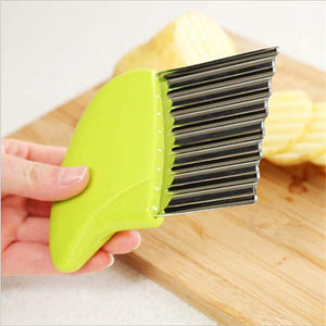 Fries Cutter Stainless Steel Potato Chips Making Peeler Cut Plastic Handle Vegetable Kitchen