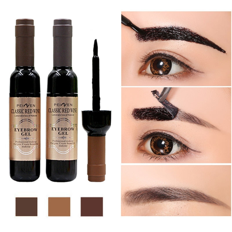 1Pcs Eyebrow Gel Black Coffee Gray Peel Off Eye Brow Shadow Eyebrow Tattoo Gel Cosmetics Makeup