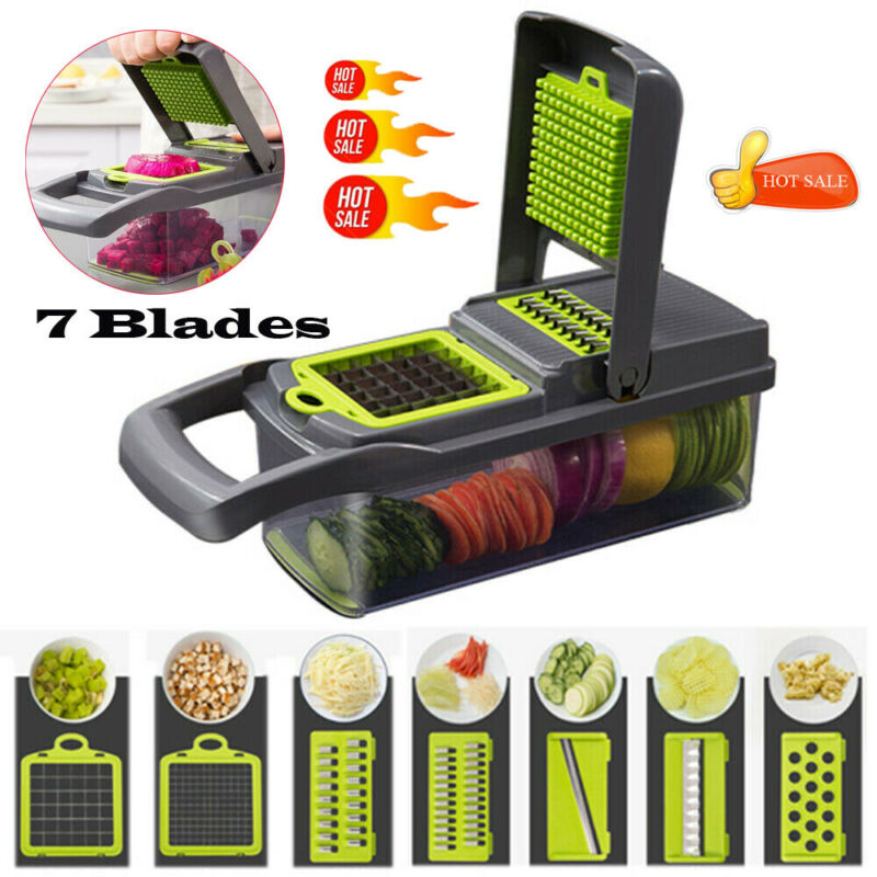 Vegetable Cutter Food Salad Fruit Peeler Cutter Slicer Dicer Chopper Kitchen 2019 New