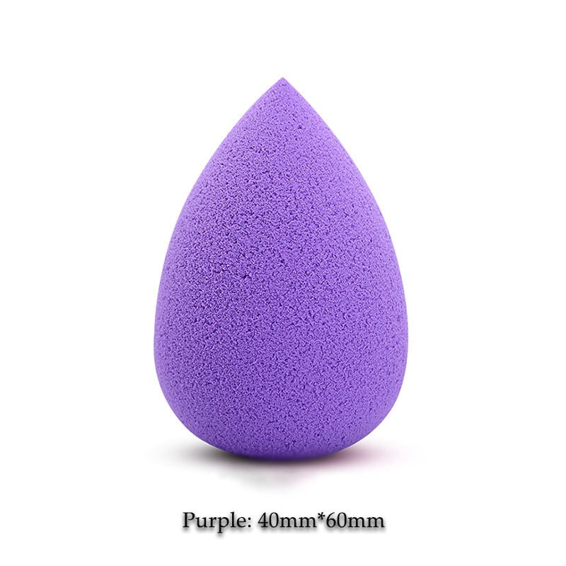 BIOAUNT New 6 Colors of Pro Face Foundation Sponge Powder Puff Drop-shaped Smooth Cosmetic