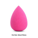 BIOAUNT New 6 Colors of Pro Face Foundation Sponge Powder Puff Drop-shaped Smooth Cosmetic