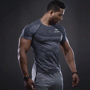 Shirt Sport T Shirt Men Rashgard Quick Dry Fit Running T-Shirt Men Fitness