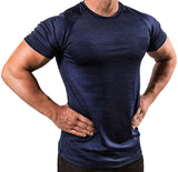 Men's Running T-Shirts, Quick Dry Compression Sport T-Shirts, Fitness