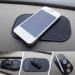 Car Dash Sticky Gel Pad Non-Slip Universal Mount Holder Mat Washable Silicone Gel Pad Car Accessories